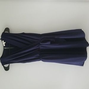 Small navy blue sleeveless dress